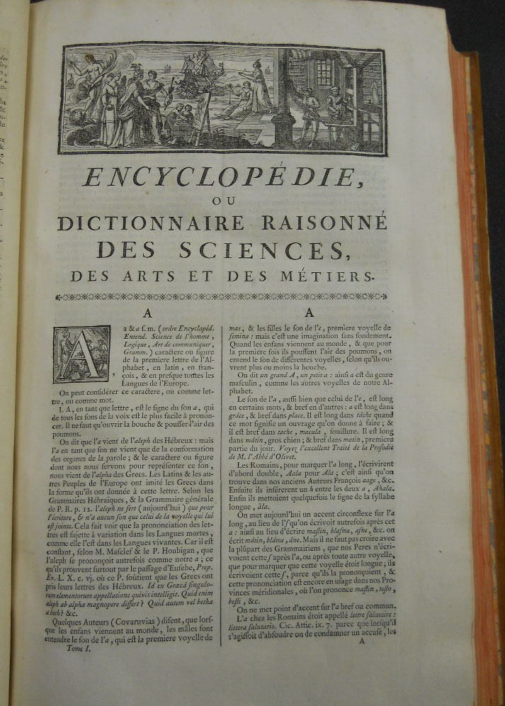 L'Encyclopédie | Special Collections Spotlight | Collection Essays | Robert D. Farber University Archives and Special Collections | Brandeis University L'Encyclopédie | Special Collections Spotlight | Collection Essays | Robert D. Farber University Archives and Special Collections | Brandeis University