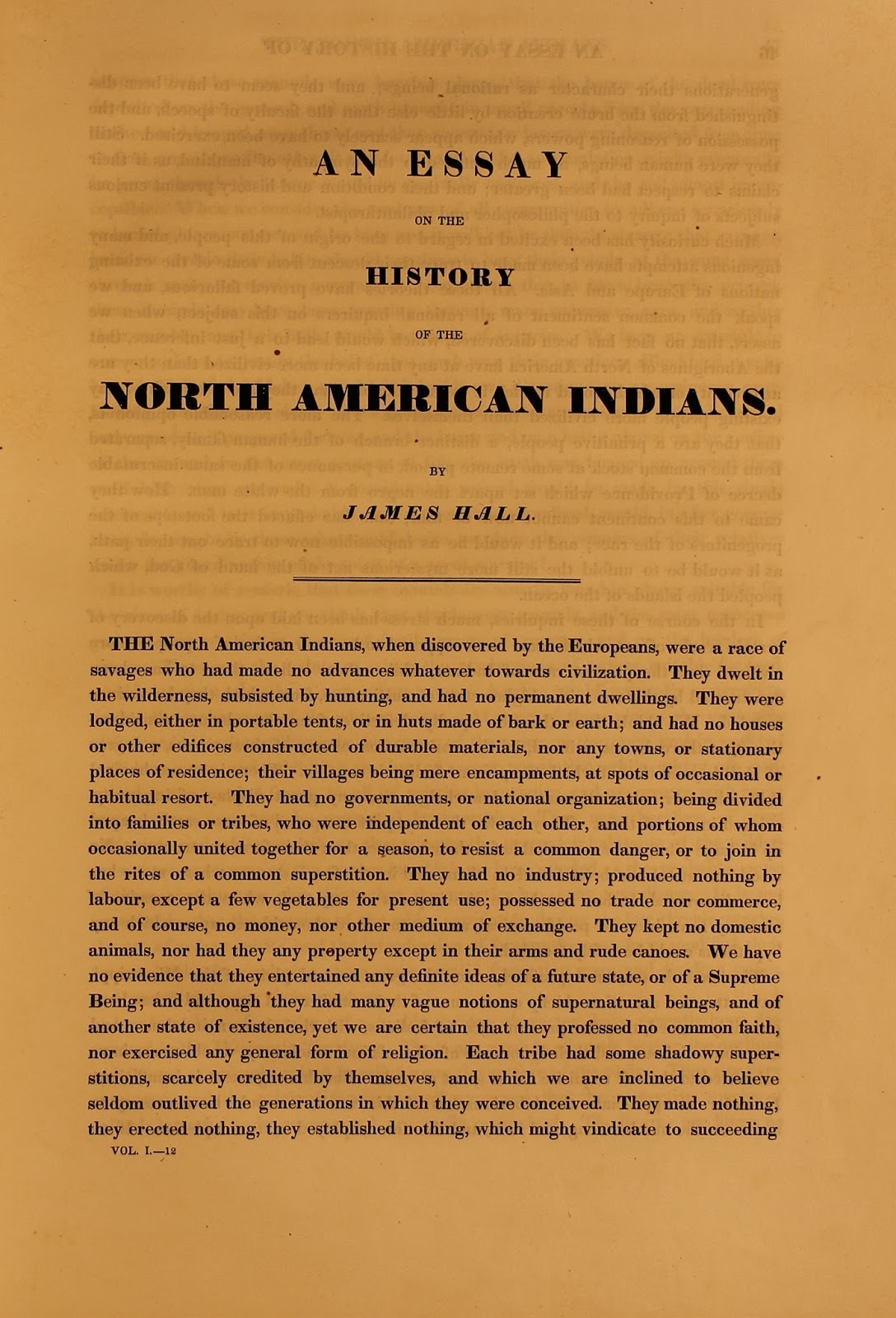 essay on indian tribes