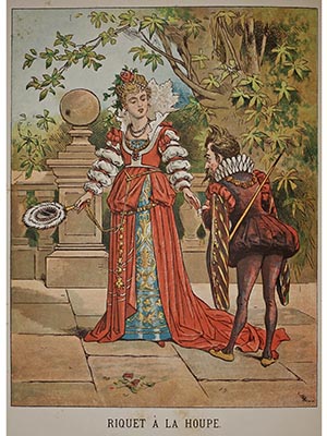 Color illustration entitled "Riquet a la Houpe"