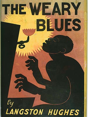 Rare signed copy of "Weary Blues" by Langston Hughes