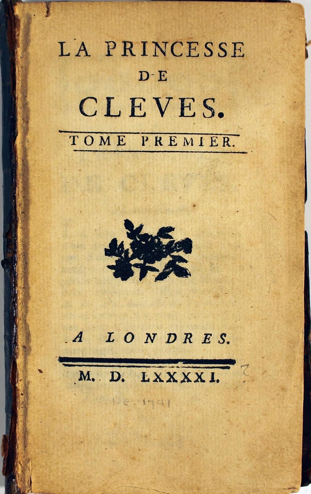 La Princesse de Cleves -- book cover