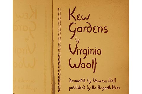 Kew Gardens by Virginia Woolf, book cover