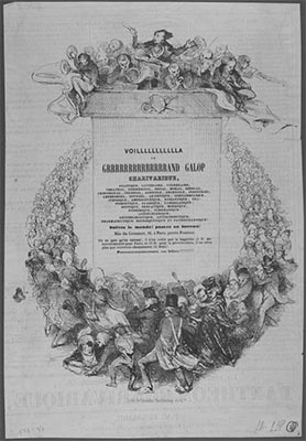 “VOILLLLLLLLLA! GRRRRRRAND GALOP…” by Honoré Daumier