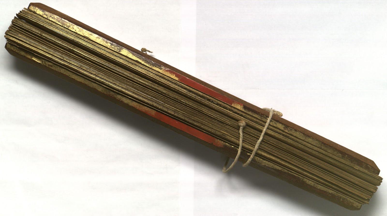 A photo of Burmese palm folded