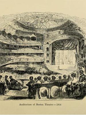 Auditorium of the Boston Theater -- 1854