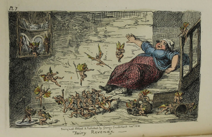 An illustration titled "Fairy Revenge," Nov. 1830.