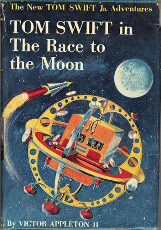 Cover of Victor Appleton II's "Tom Swift in the Race to the Moon"