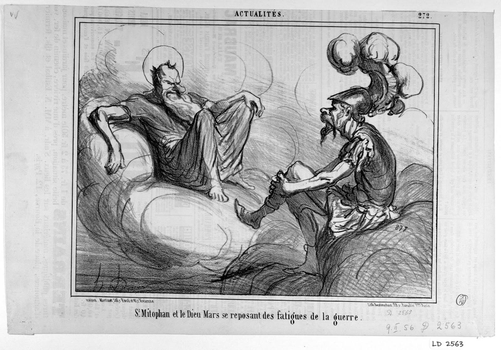 Honoré Daumier. Actualités, no. 272. Le Charivari. February 9, 1856. LD 2563