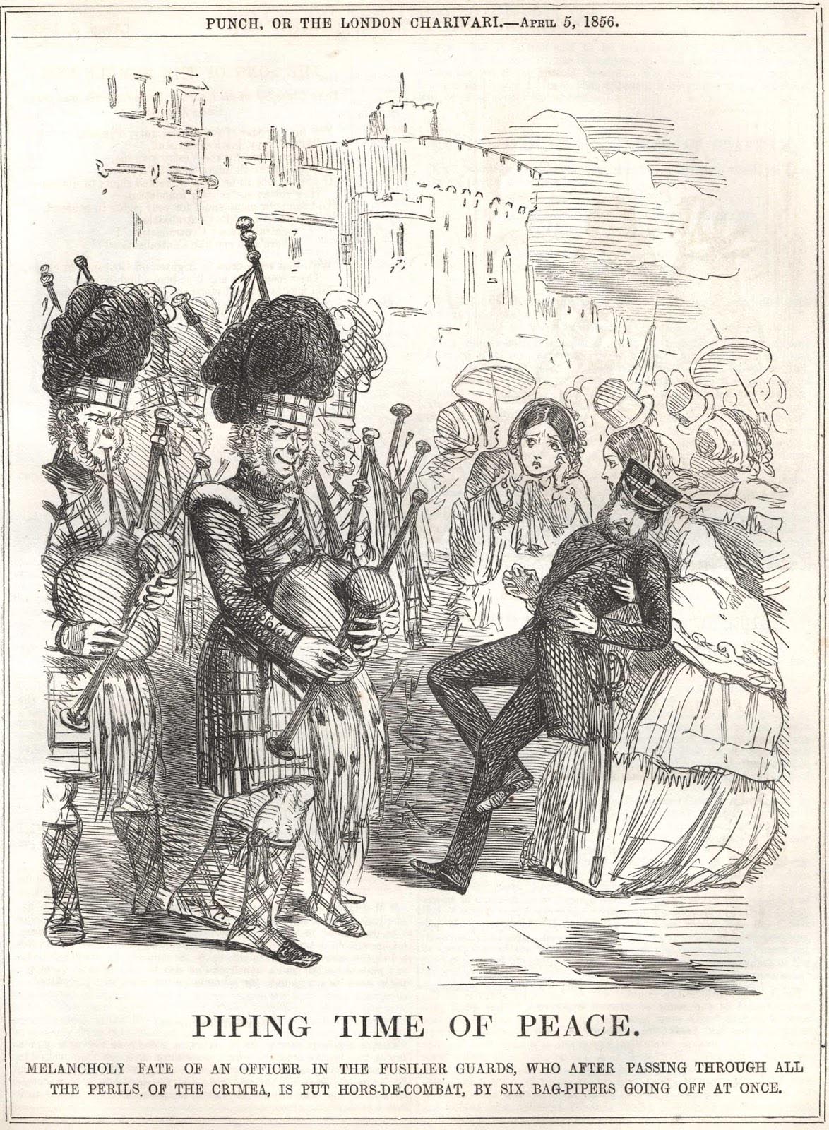 John Leech. Cartoon. Punch. April 5, 1856