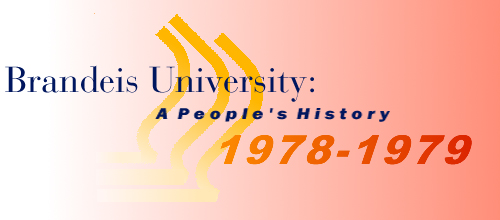 Brandeis University: A People's History 1978-1979