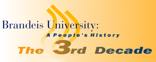 Brandeis University: A People's History: The Second Decade