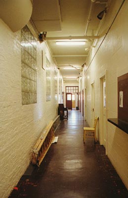 Hallway in Ford Hall. July 2000