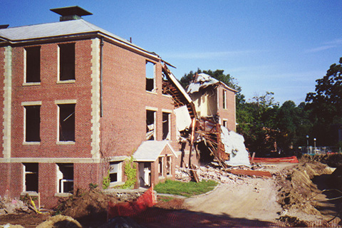 The final wall coming down