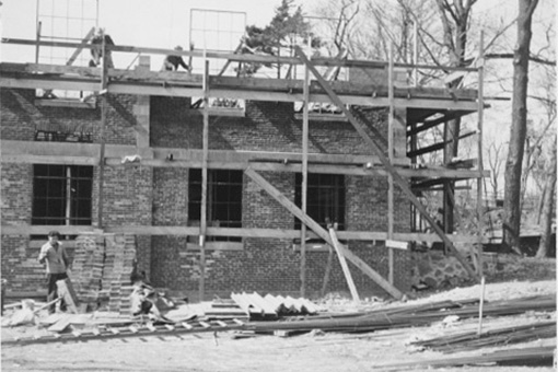 Ford Hall under construction