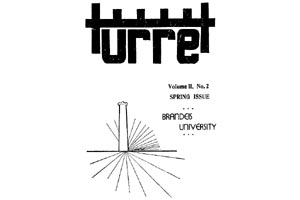 Cover of The Turret, April, 1950. Volume II, No. 2. Spring Issue.