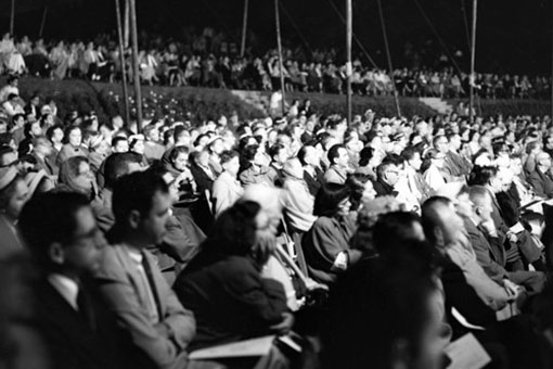 Audience at the Festival of the Creative Arts, 1952