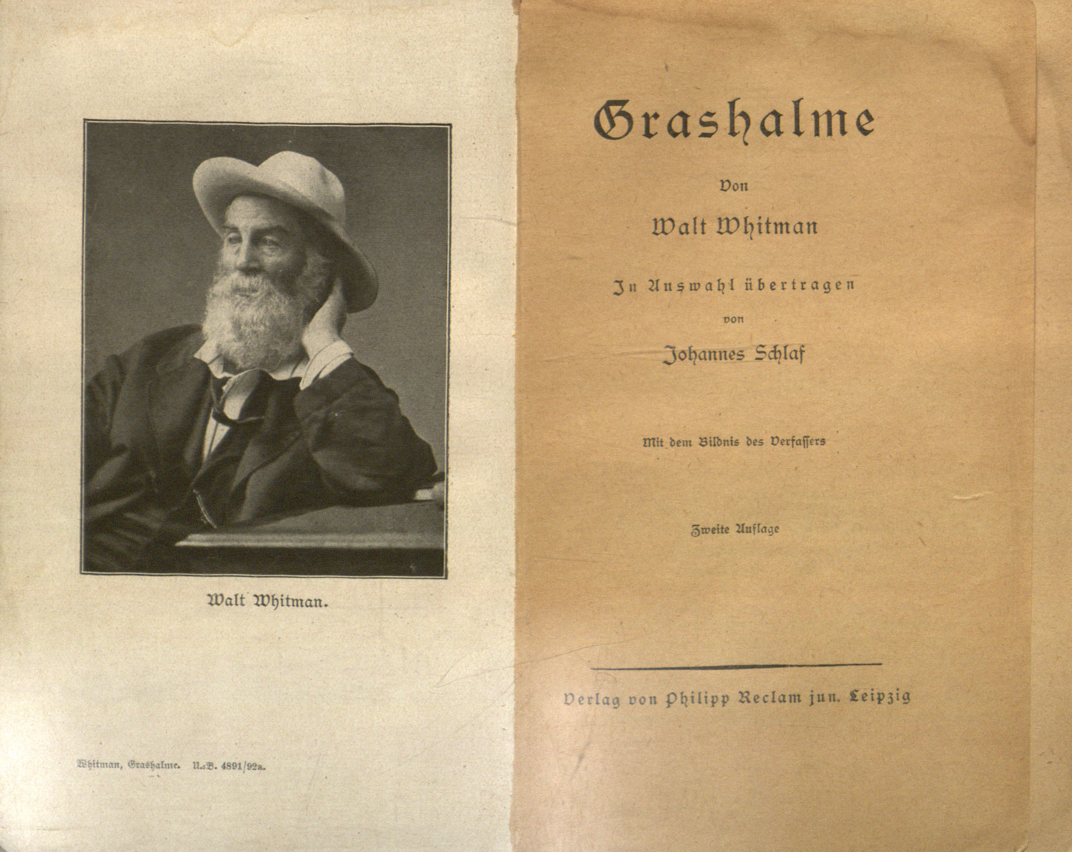 Grashalme don Whitman