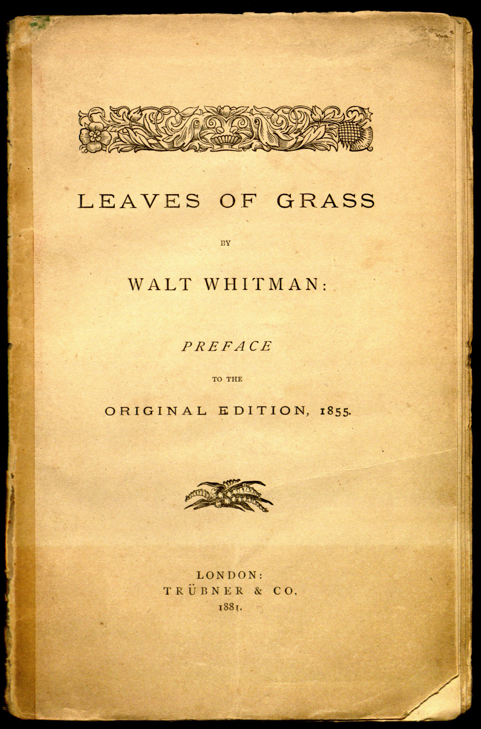 Preface of edition printed in London