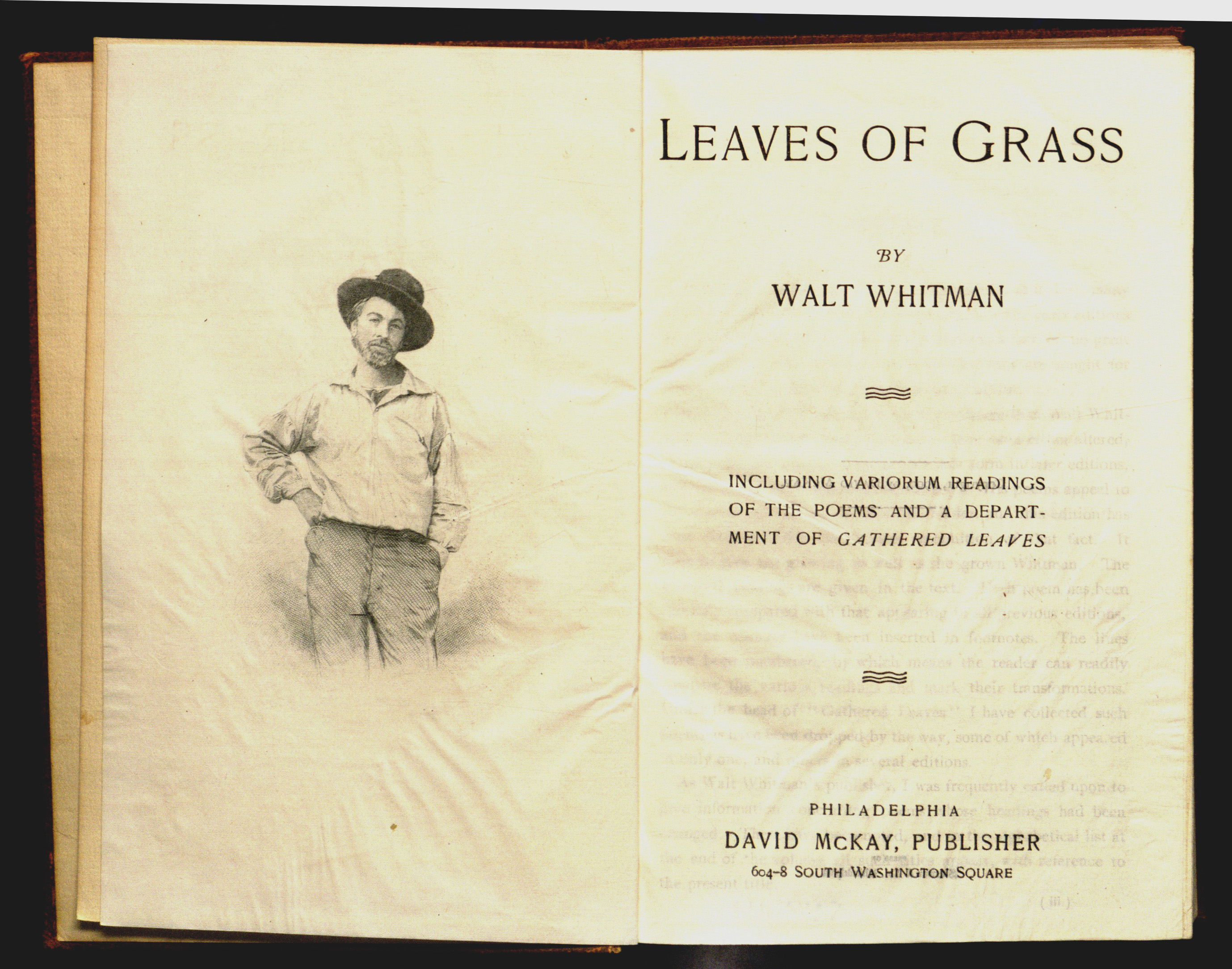 Leaves of Grass Variorum, Title page