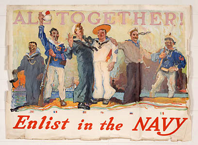 "All Together! Enlist in the Navy"