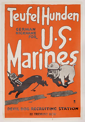 "Teufel Hunden, German Nickname for U.S. Marines"