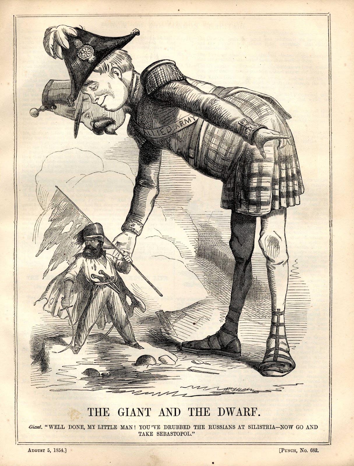 John Tenniel. Cartoon. Punch. August 5, 1854