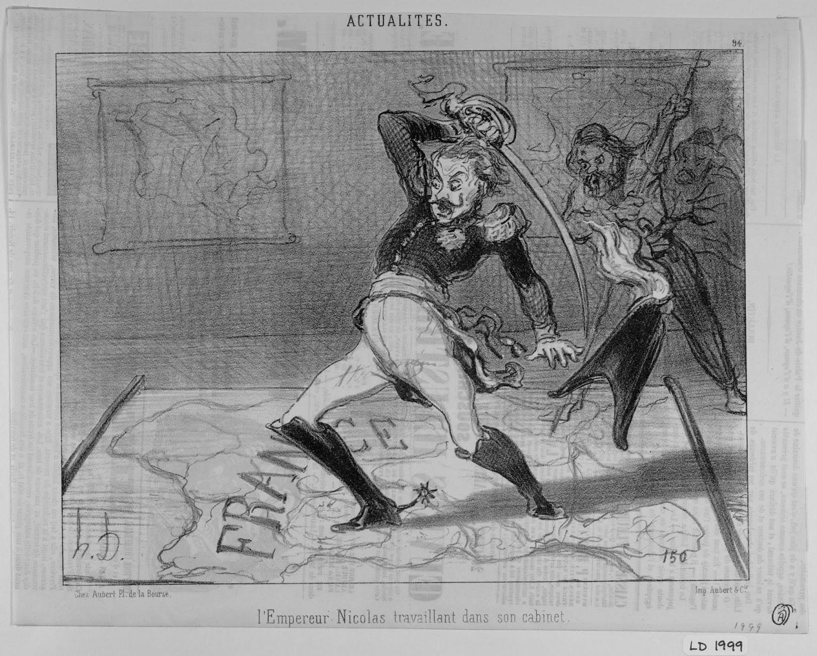 Honoré Daumier. Actualités, no. 94. Le Charivari. August 8, 1850. LD 1999
