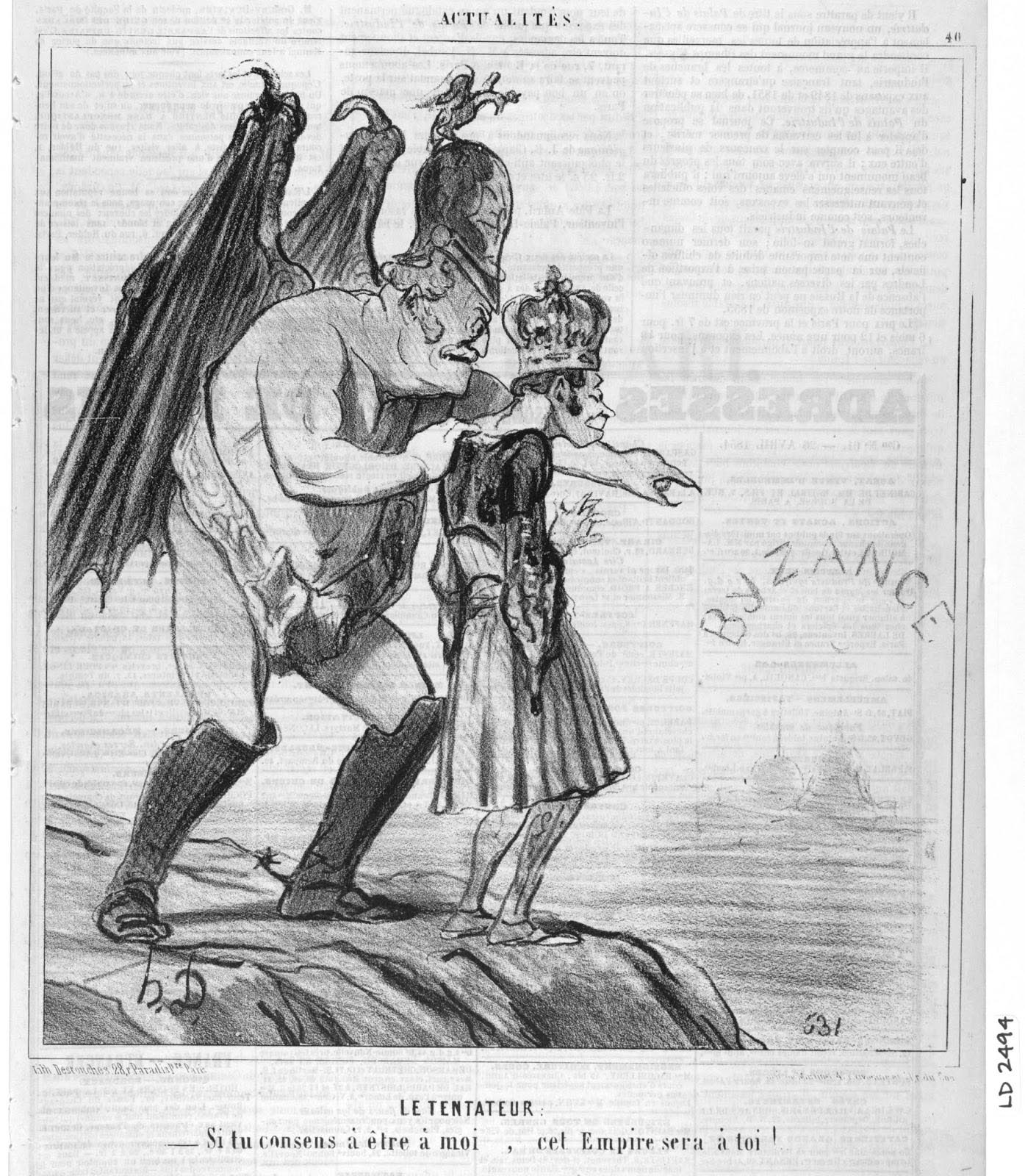 Honoré Daumier. Actualités, no. 40. Le Charivari. April 26, 1854. LD 2494.