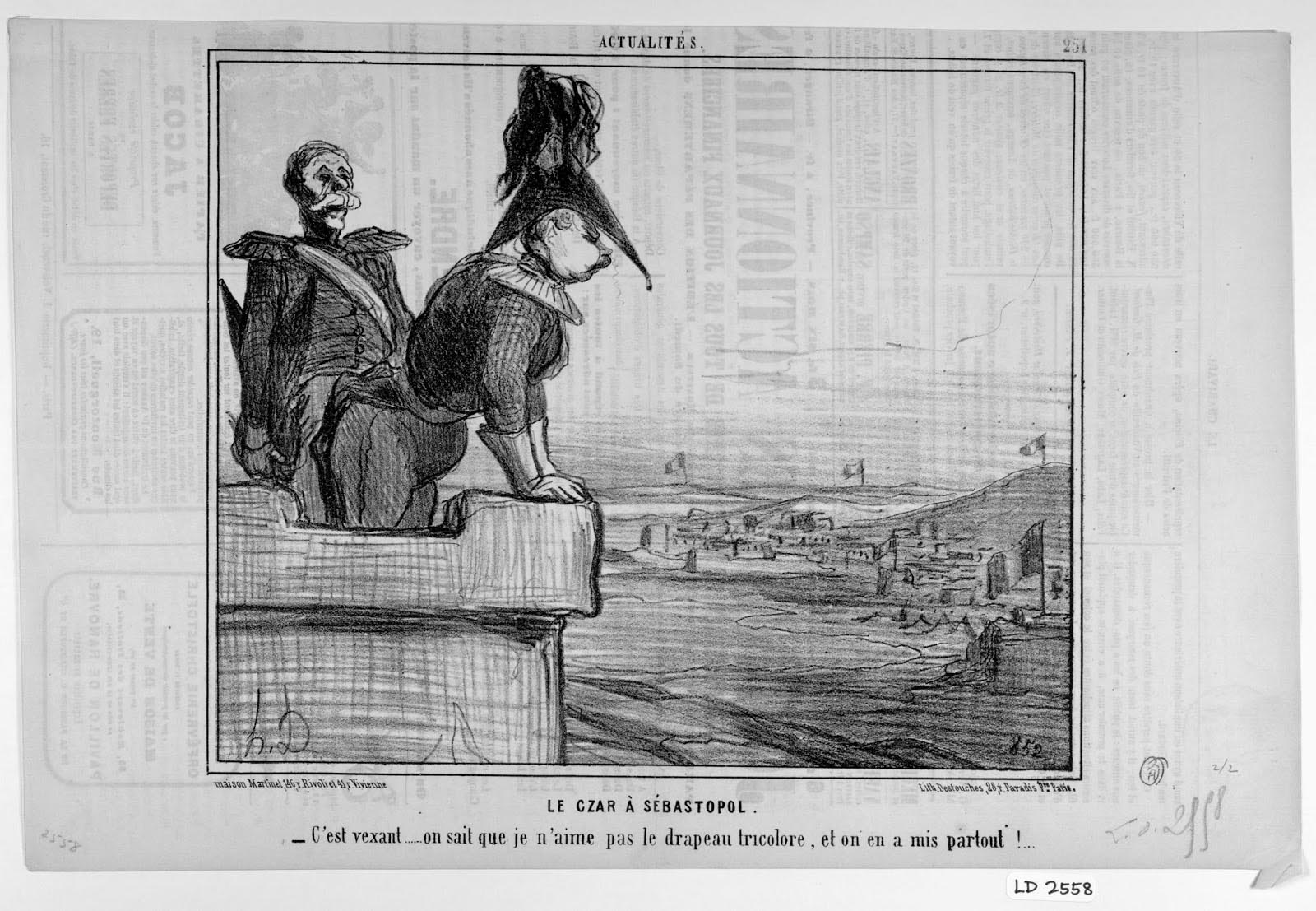 Honoré Daumier. Actualités, no. 251. Le Charivari. December 29, 1855. LD 2558