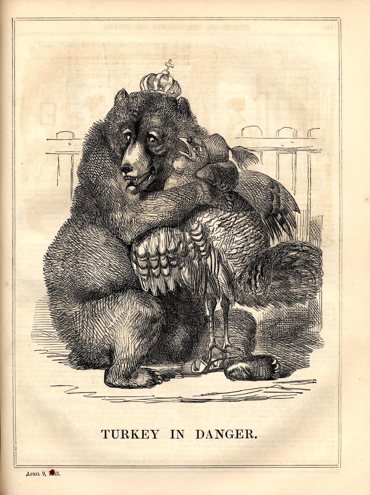 John Tenniel. Cartoon. Punch. April 9, 1853.