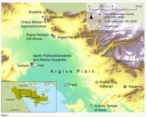 Map of the Argive Plain