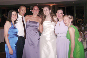 Lauren Warner's wedding