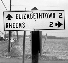 Elizabethtown sign