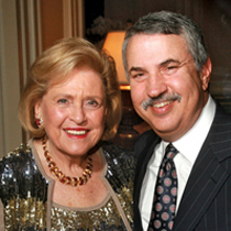 Esther Feldberg, G'08, and Trustee Thomas Friedman '75