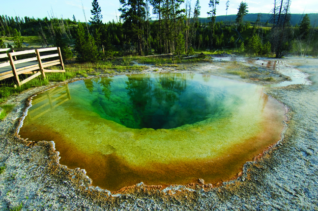 Photo of a supervolcano - Yellowstone National Park