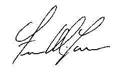Fred Lawrence signature