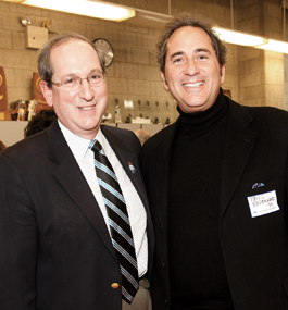 President Fred Lawrence and Paul Rosengard ’80