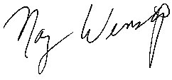 Nancy Winship signature