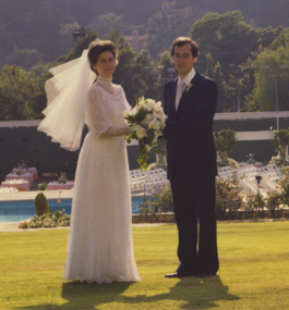 Wedding photo of Fred and Kathy Lawrence