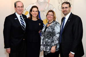 President Fred and Kathy Lawrence joined U.S. Ambassador to Israel Daniel Shapiro ’91 and his wife, Julie Fisher ’90, at their residence in Herzliya on Nov. 21, 2012.