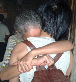 "MUCH JOY AND CRYING": A Vietnamese mother reunites with her daughter, rescued from a brothel in China.
