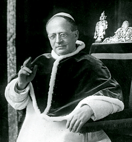 THE MOUNTAINEER POPE: Pius XI in 1925.