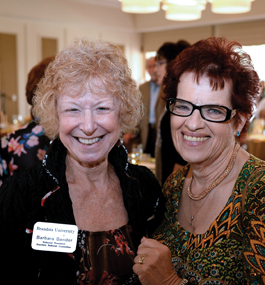 Barbara Sander, BNC's outgoing national president, and Zelda Freedman