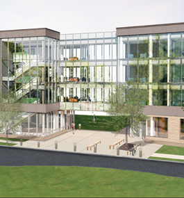 Rendering of new dorm