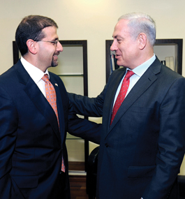 Meeting with Israeli Prime Minister Benjamin Netanyahu in 2011.