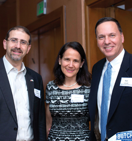 Photo of Shapiro with Ron Liebowitz and his wife