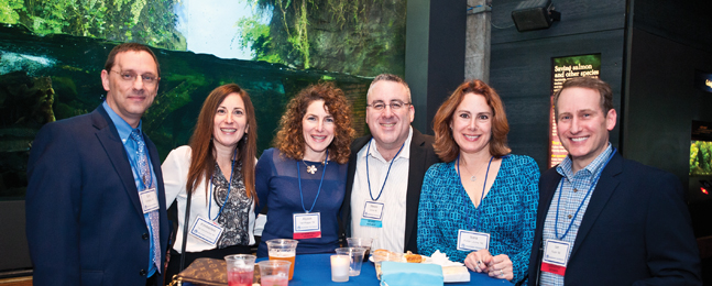 Photo of attendees at New England Aquarium event