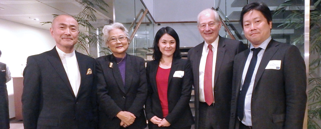 Photo of attendees at Brandeis IBS event in Tokyo