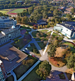 Drone footage of Brandeis