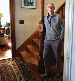 Rosbash at home in Newton, Massachusetts.